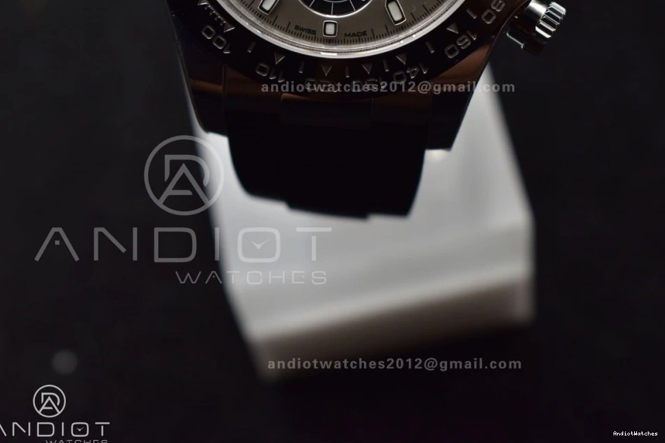 Daytona 1:1 DD Steel Gray 116519 775 Oyster flex Best FlexibleFit Strap Edition VSF 904L Dial on 0901